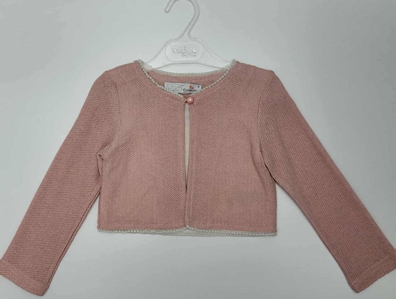 M&B Collection_PINK BOLERO WITH PERLES_1
