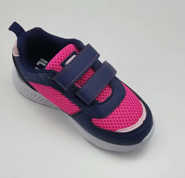 athlitika-papoutsia-baby-koritsi-navy-fuchsia-pink-double-velcro-main
