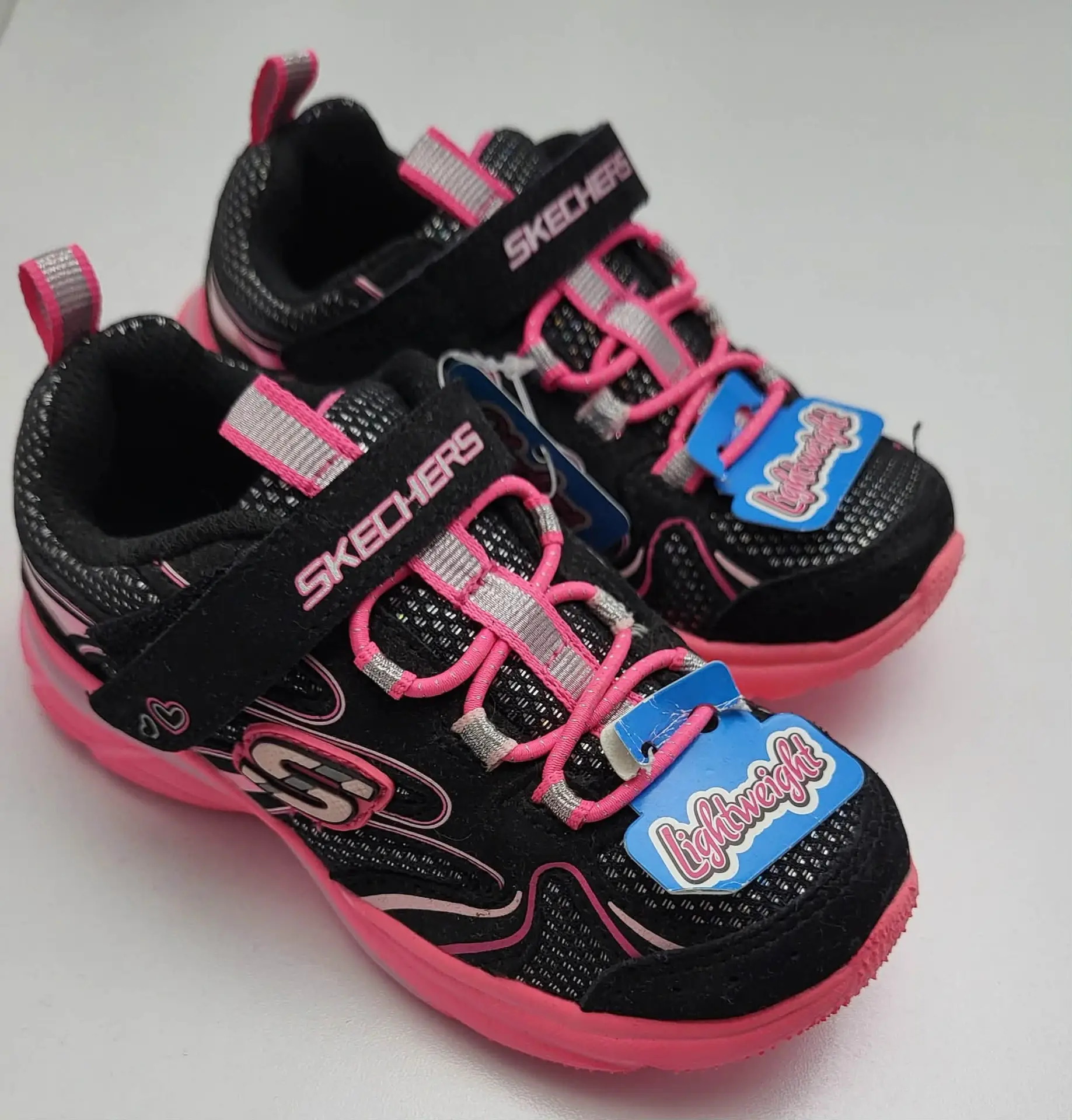 athlitika-papoutsia-baby-koritsi-skechers-black-pink-lightweight-main